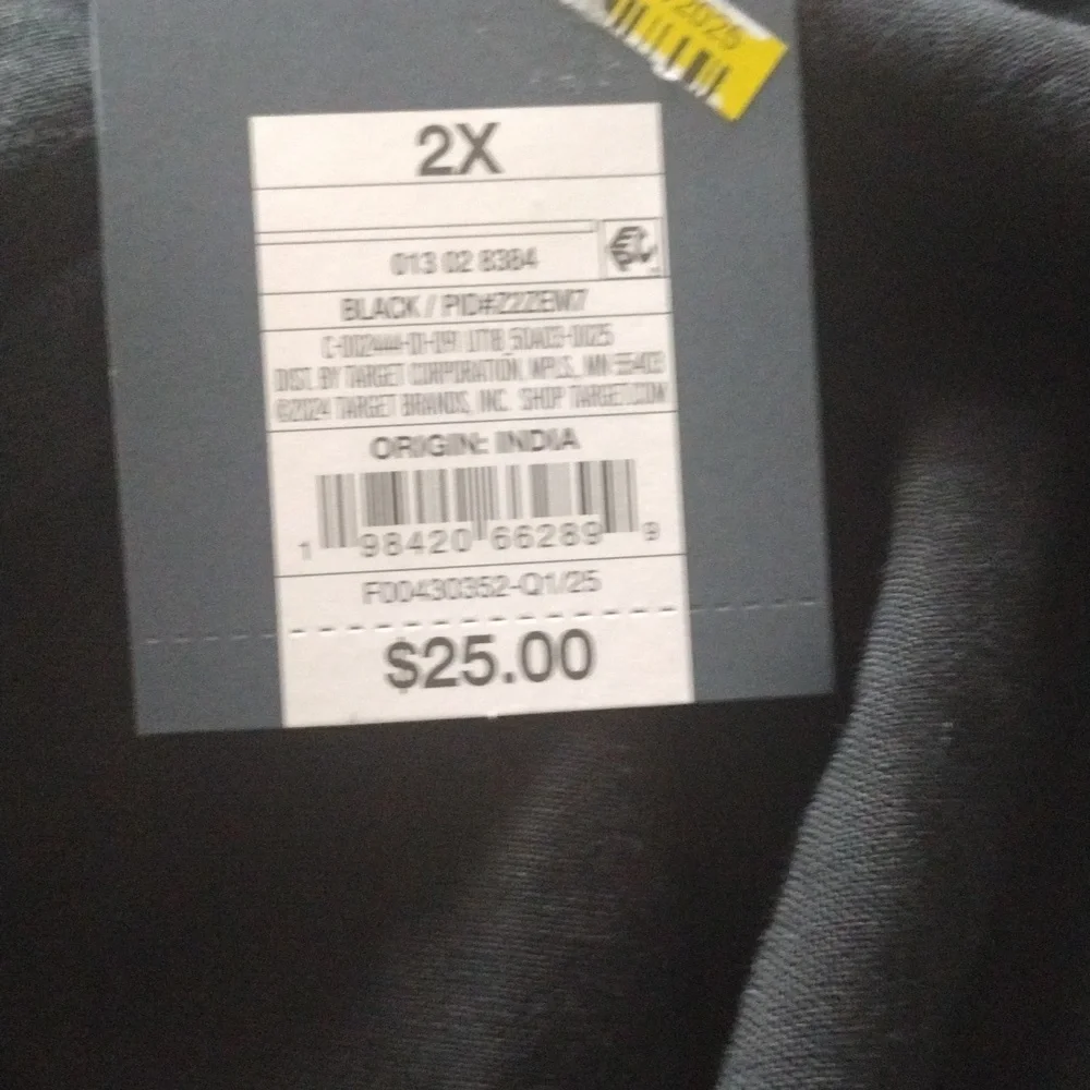 Universal Thread Black Vest size 2X - Picture 4 of 7